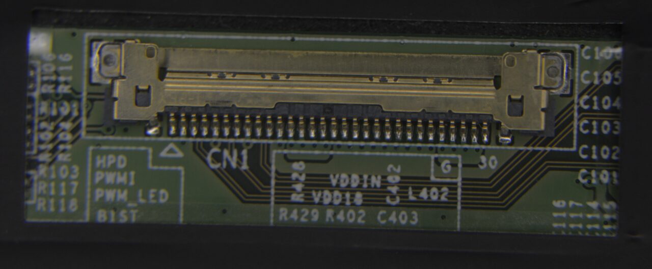 The panel connector.