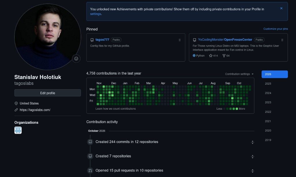 GitHub this year.